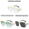 Metal Frame Sunglasses Men Women Polarized Uv Blocker For Outdoors And Driving