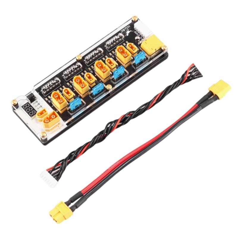 40A XT60 XT30 Plugs Battery Charger Board For 2-6S Batteries Featuring Integrated Discharger Shortcircuit Protections