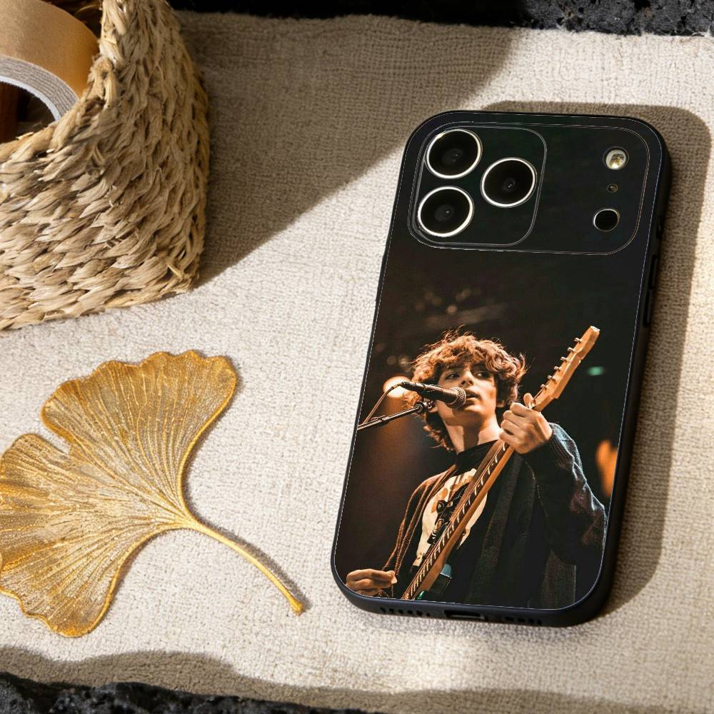 Чехол для телефона Инди-рок-звезды F-Финна Вулфхарда для iPhone 17, 16,15,14,13,12,11 X XR Plus, Других Мягкий Черный Чехол