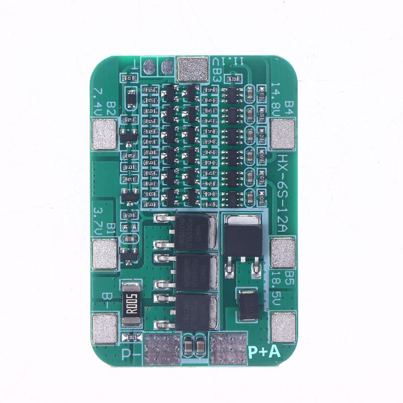 1 шт. 6 шт. 18650 Li-Ion Аккумуляторы Модуль Печатной Платы Для DIY Наборов 6S 15A 24V BMS Плата Защиты