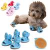 4pcs/lot Cute Soft Anti-Slip Summer Pet Shoes Small Dog Sandals Mesh Puppy Breathable Sandals
