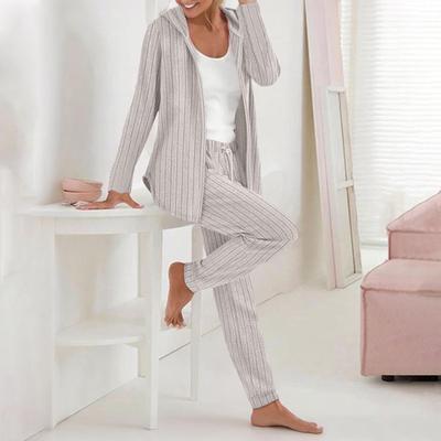 Женские комплекты в рубчик, комплекты из 2 предметов, спортивный костюм на молнии с длинным рукавом