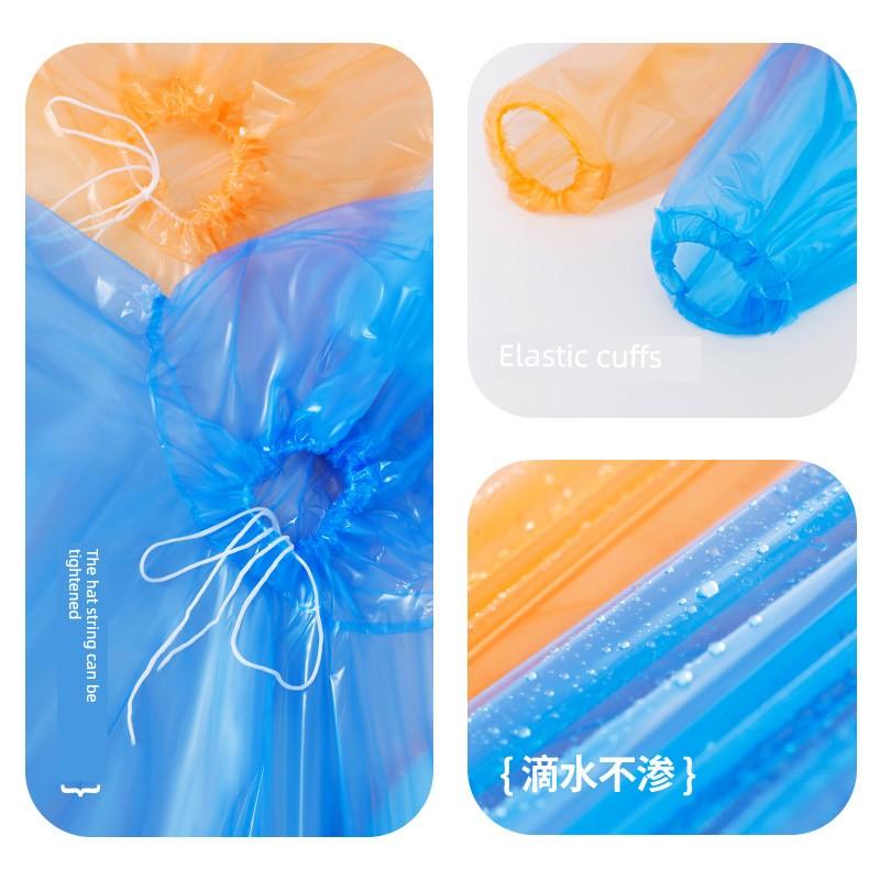 Children's Disposable Raincoat Card Portable Baby Adult Rain Poncho Thickened for Primary School Students for School Outdoor Travel Universal