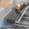 Silicone Scraper Strip Floor Cleaning Brush Stainless Steel Seam Brush  Bathroom Cleaning