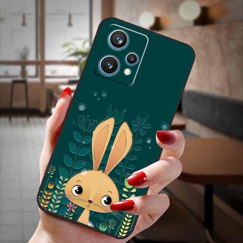 Для Realme 9 Pro 5G 2022 Чехол Мультяшный 3D Тиснение Цветок Рельефный Чехлы для Телефона Для realme 9 Pro Plus 5G Силиконовая Крышка Realme9 9pro+