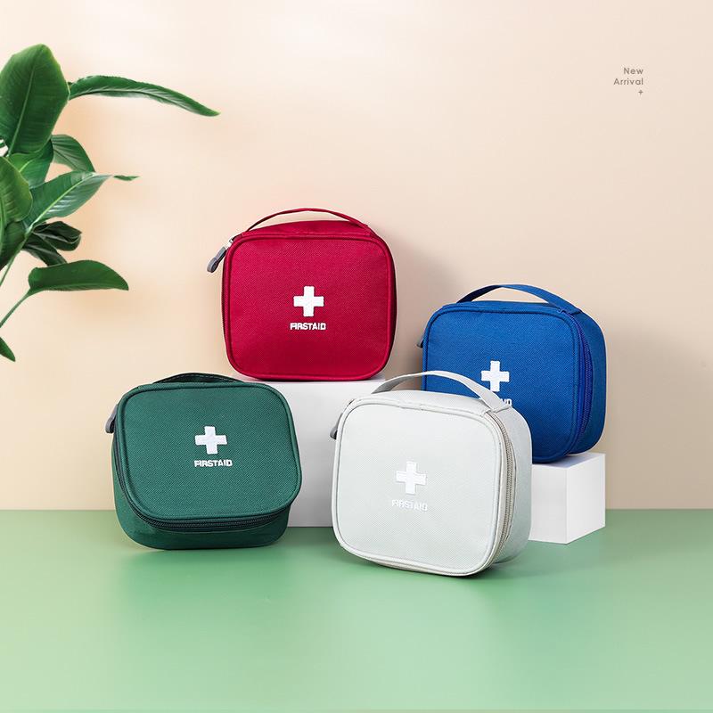 Portable Medicine Bag Cloth Medical Kit Travel Medical First Aid Kit Home Outdoor Emergency Child and Student Health Kit
