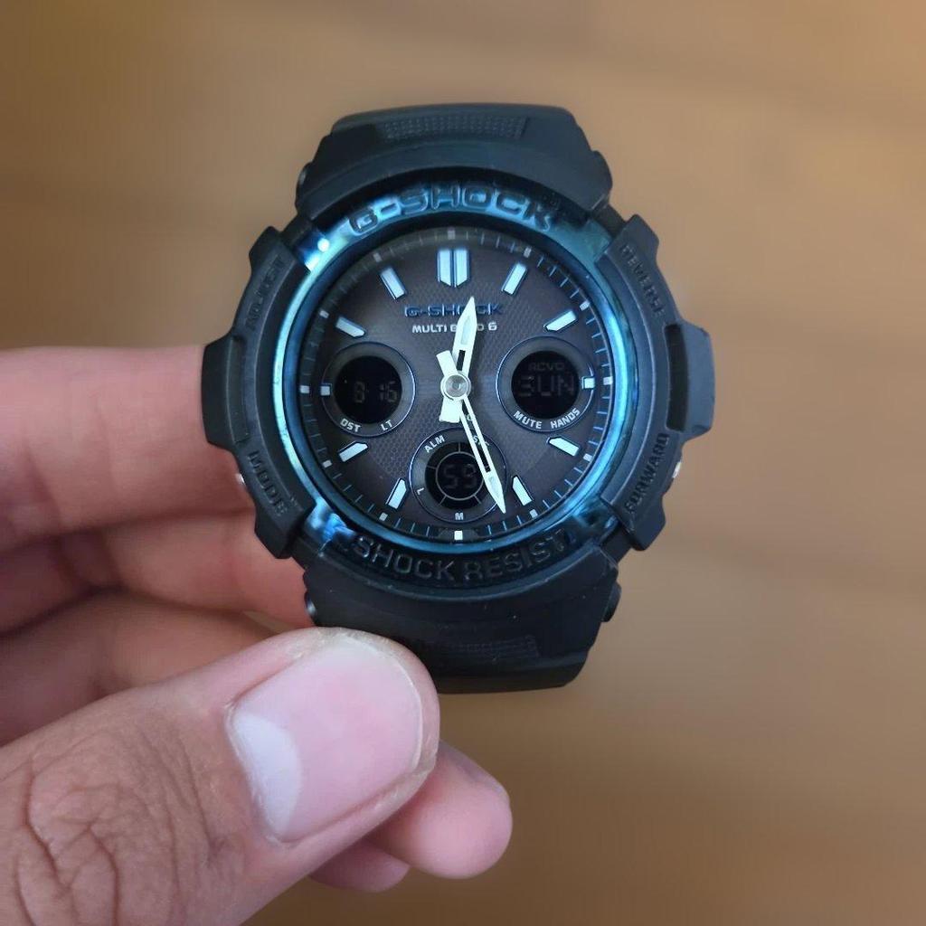 Б/у CASIO G-SHOCK AWG-M100A Радио-Солнечные