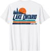 Lake Ontario Since 1656 Retro Vintage (ON Back) T-Shirt