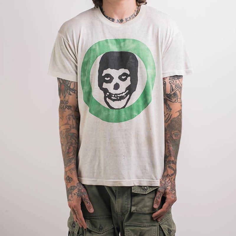 Misfits Band Rock Hardcore Punk Casual TShirt Mens and Womens Luxury Band Brand Top 2026
