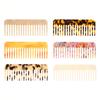 Popular Hair Combs In Europe and America, Hot-selling Acetic Acid Board Comb Anti-static Marble Pattern Hair Comb