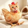 Плюшевая игрушка Голова Кошки Собаки Курицы 3D Кукла Милая Набитая Животная Курица Для Детей и Девочек