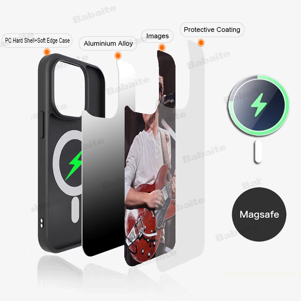 Чехол для телефона певца N-Niall H-Horan Магнитный чехол для IPhone 16 14 13 12 11 15 Pro Max Plus Для Magsafe Беспроводная зарядка Чехол