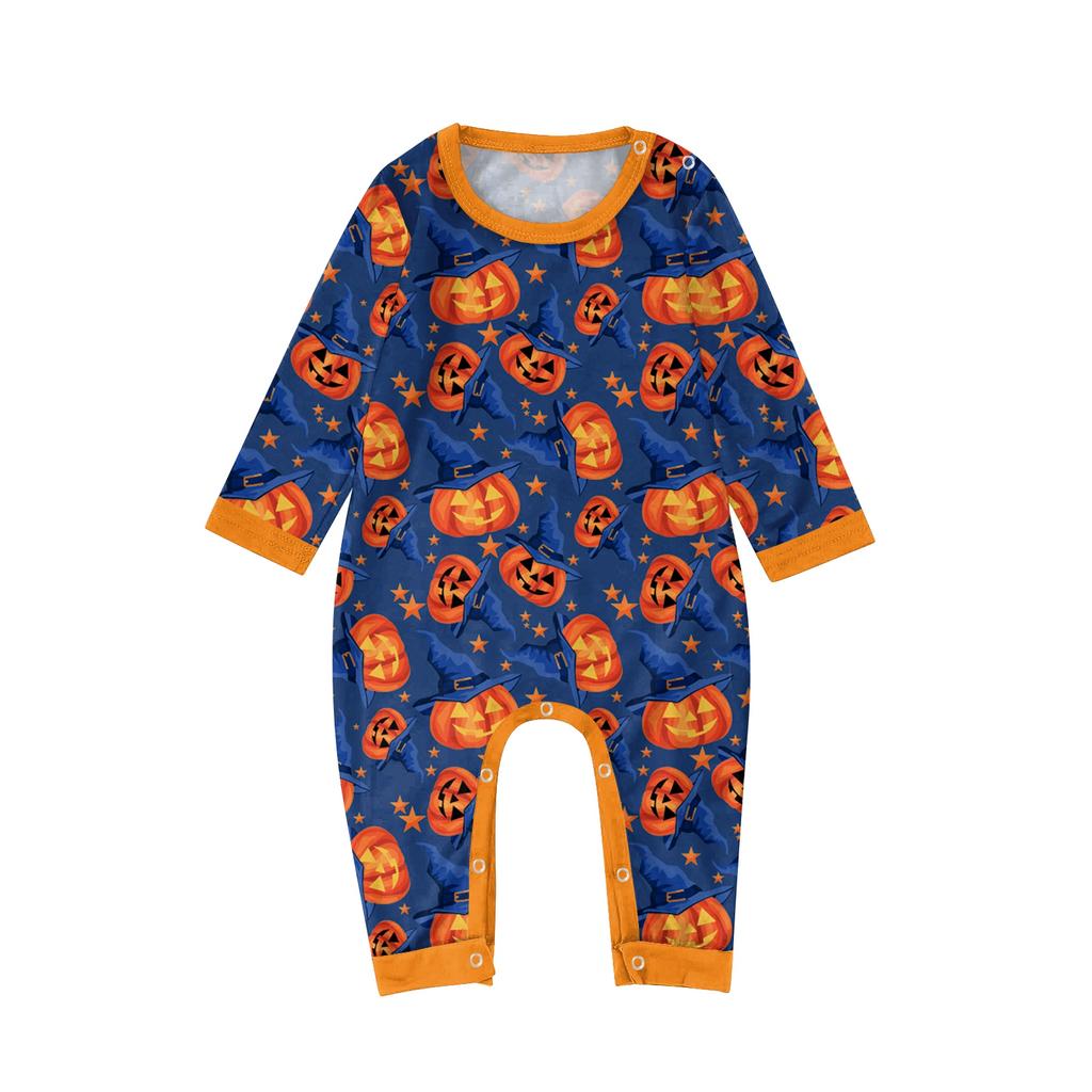 Halloween Family Matching Sets Pajamas, Loungewear Outfits,Family Matching Long Sleeve Tops+Pants Set