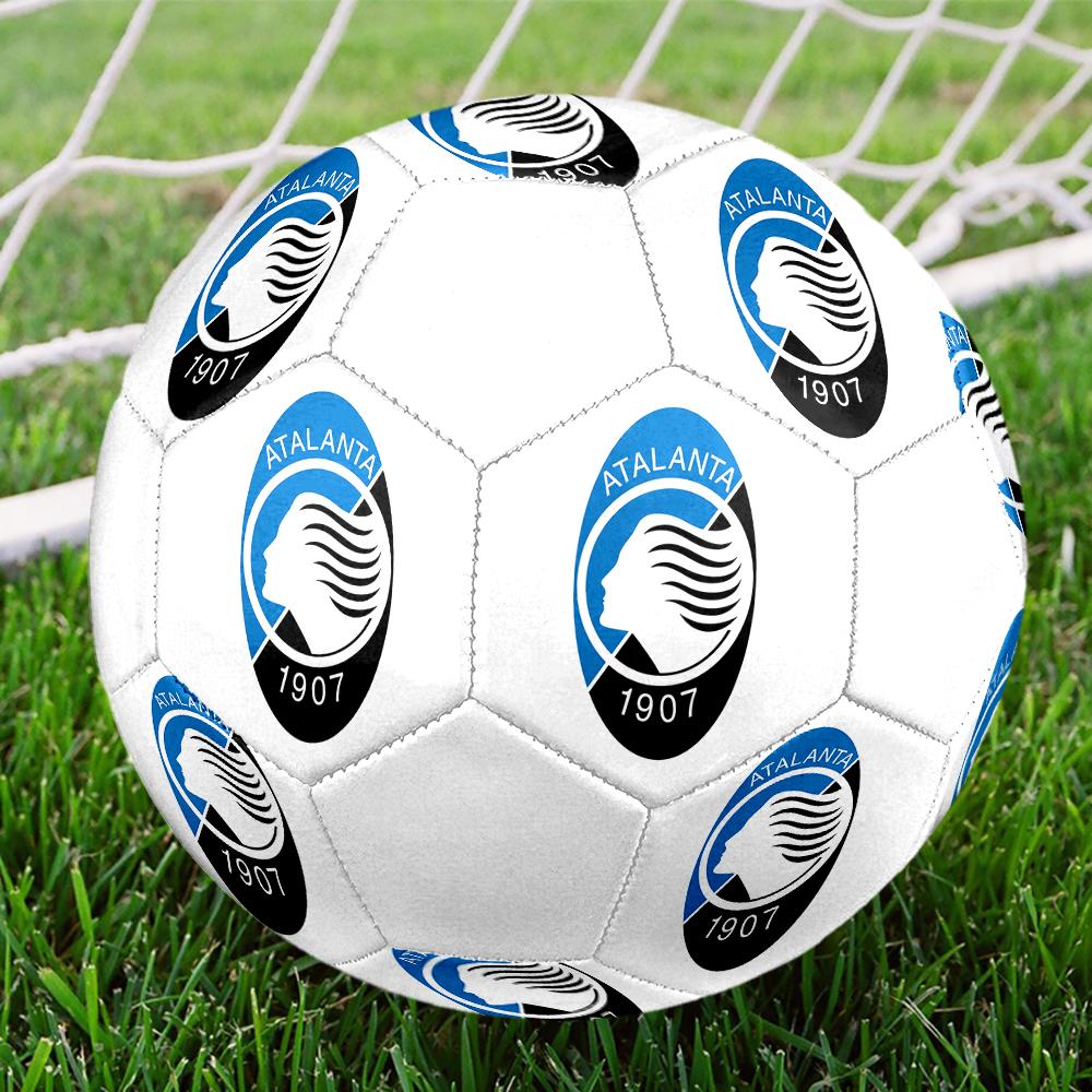Atalanta BC Soccer Ball, colorful, suitable for all ages, machine-stitched, PVC material, competition grade,size5 Soccer Ball, durable and high bounce