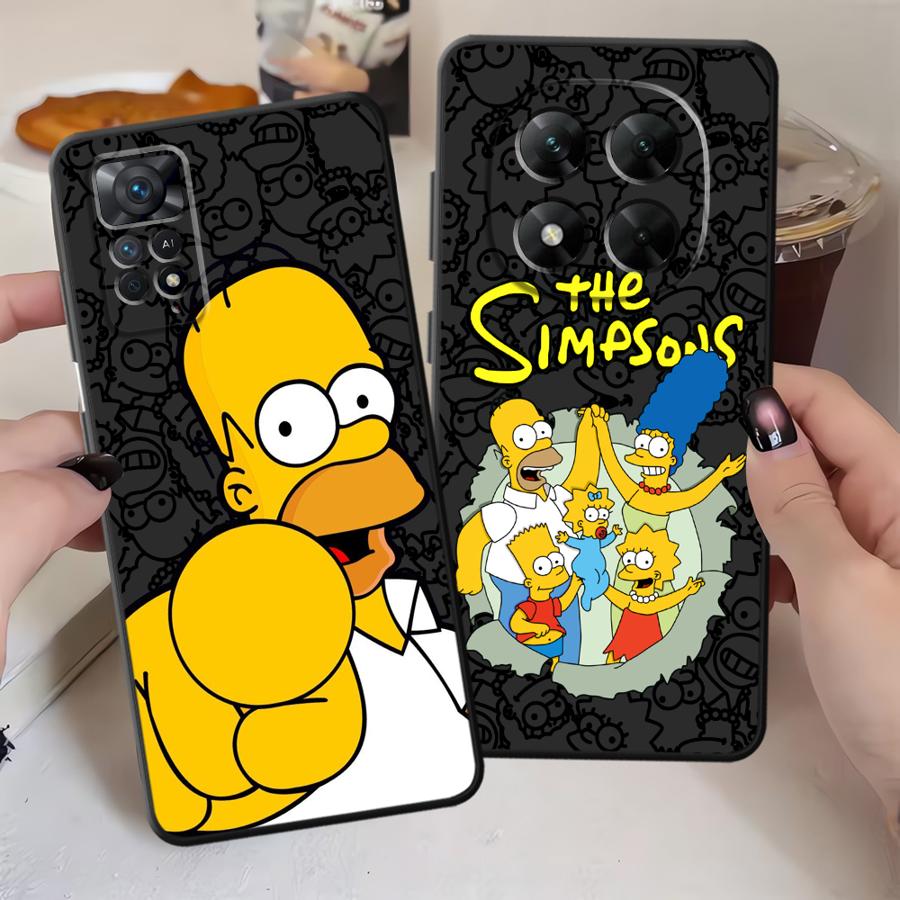 Милый Чехол для телефона S-simpsons для Xiaomi Redmi Note 7 8 11s 12s 13 Pro Plus 10 9 12 Pro 10S 9S 14 11