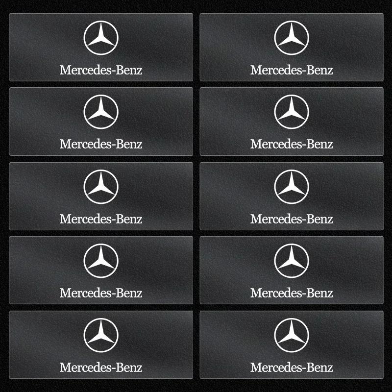 Car Door Handle Stickers Car Window Wiper Decor Emblem For Mercedes Benz AMG A B C E S Class GLC GLK GLE GLA CLA GLB C43 E53