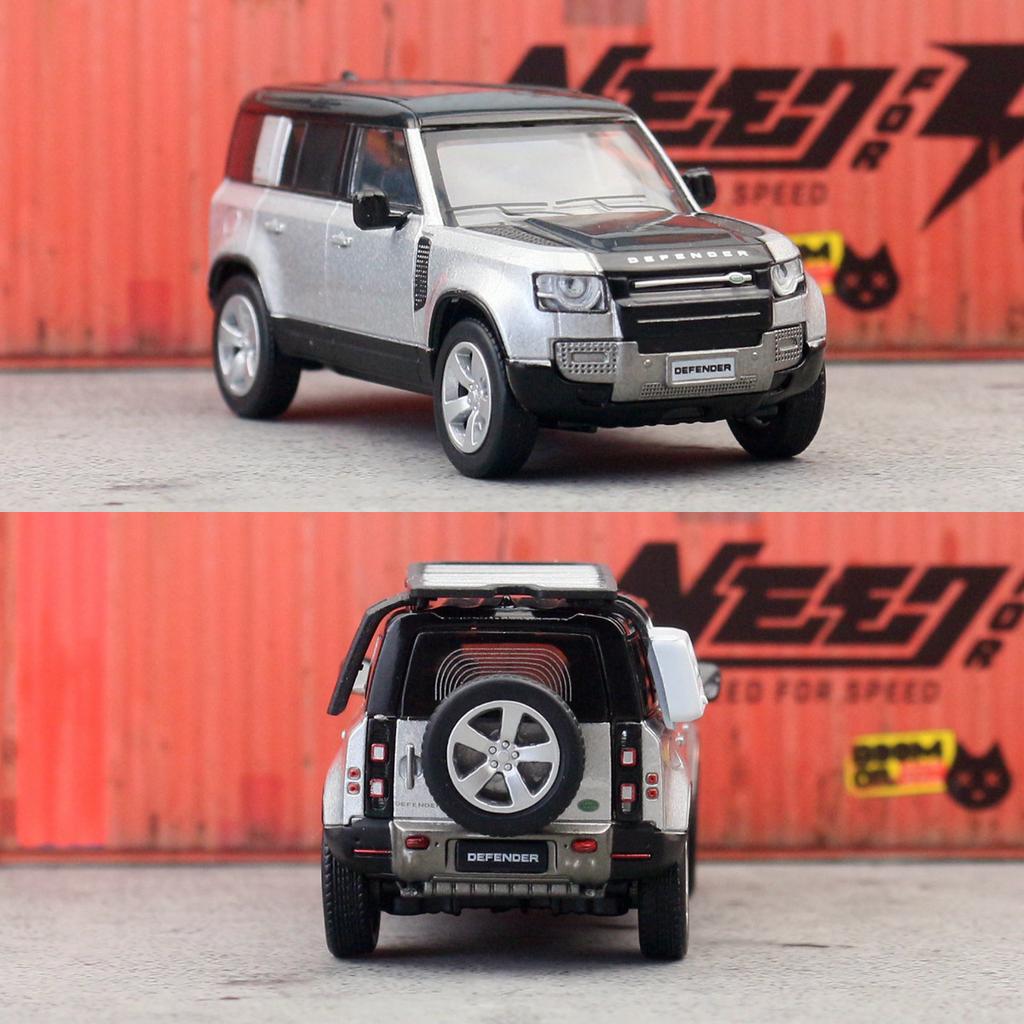 1/64 Land Rover Defender 110 P400 HSE 2020 Металлическая Масштабная Модель Автомобиля Литая Металлическая Миниатюрная Модель Автомобиля Детская Игрушечная Машина Транспортные Средства