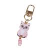 Stylish Alloy Cat Keychain With Durable Metal Pendant Printed Cat Keychain For Backpack Zipper Or Gift Giving