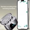Wireless Translation Earbud Earphone Device Instantly Speech Conversion Comfort Fit Ear Hook Business Meeting Essential