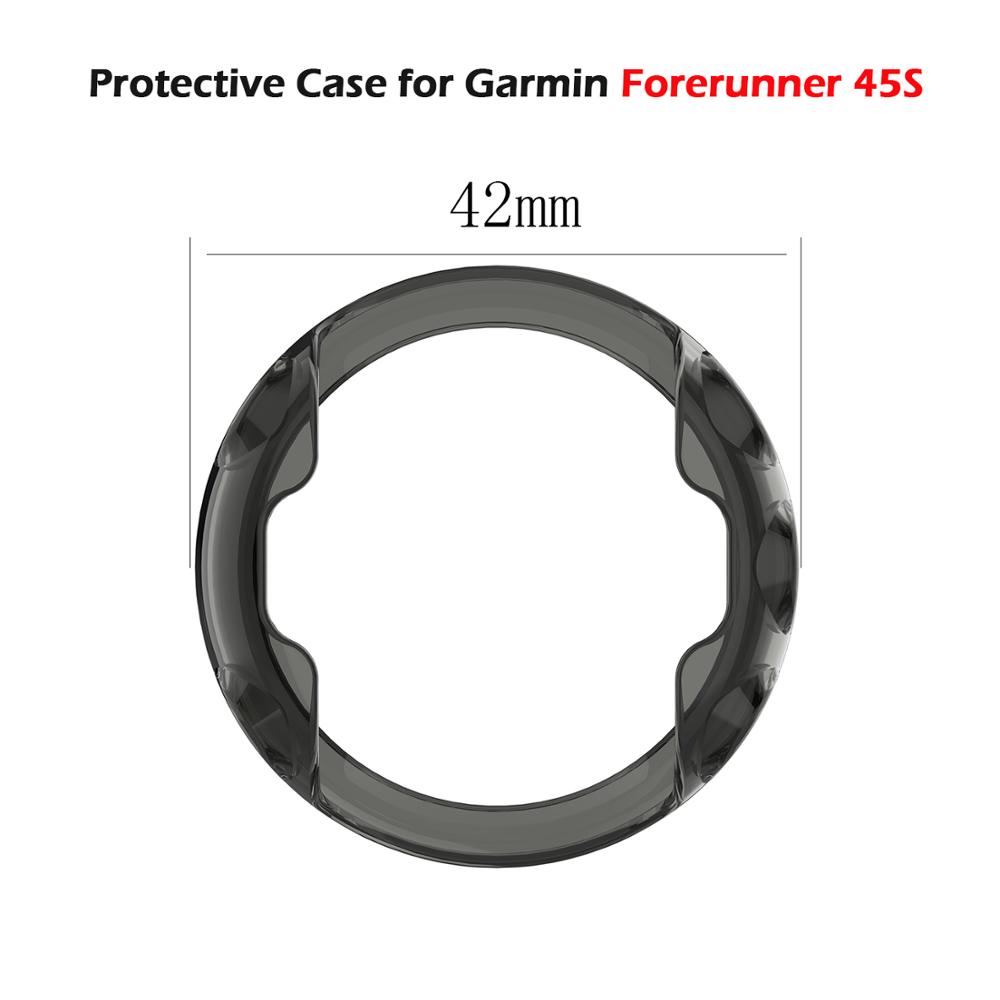 Защитный чехол для Garmin Forerunner 45 Swim2 Ультратонкий защитный чехол из ТПУ для умных часов Garmin Forerunner 45S Protect Sell