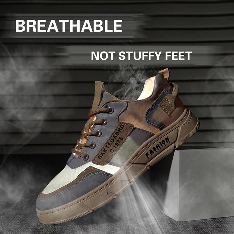 Модные парусиновые туфли для мужчин, удобные дышащие кроссовки для мужчин, повседневные туфли на плоской подошве ручной работы, спортивная обувь, универсальная мужская вулканизированная обувь