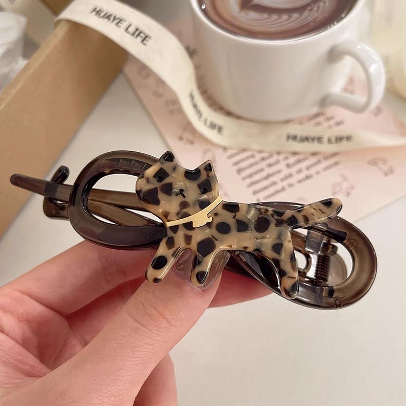 Заколка для волос в корейском стиле с бантом в горошек - Элегантная и универсальная