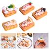 6Pcs Artificial Cookie Fake Biscuits Simulation Realistic Food Cream Dessert for Decoration Display Photography Props
