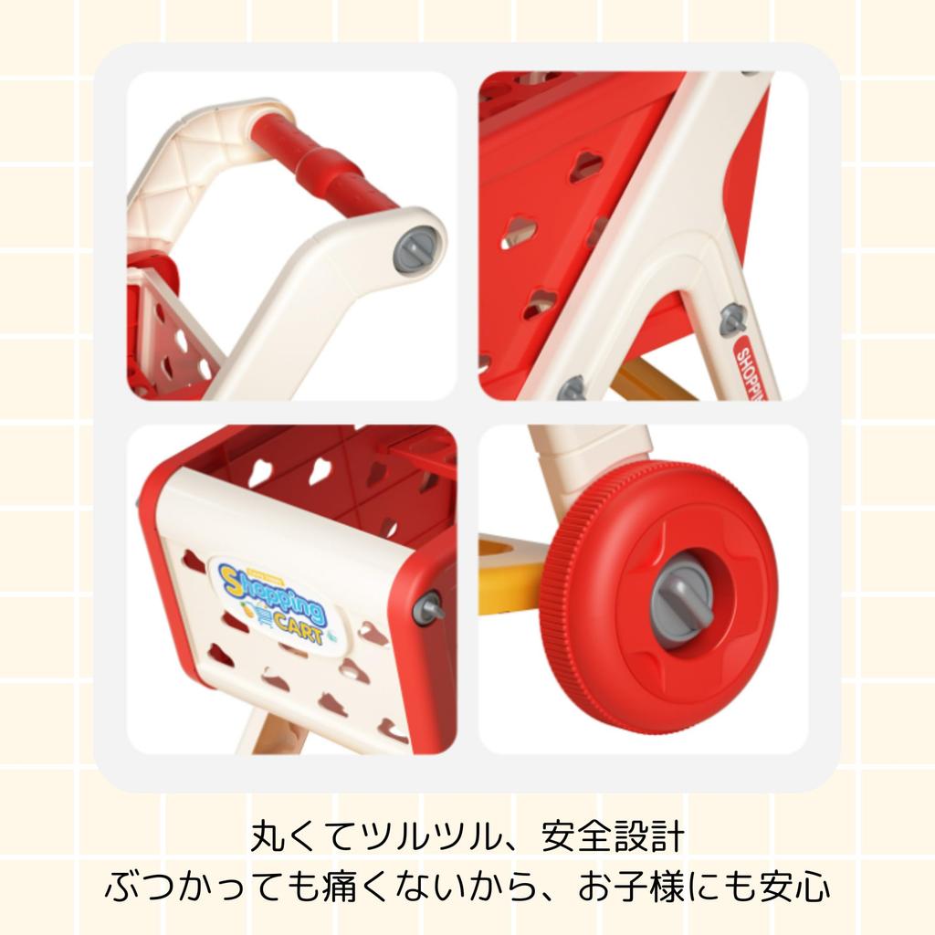 NASSIA Мини Игрушечная Тележка для Покупок Супермаркет Тележка для Толкания Делюкс