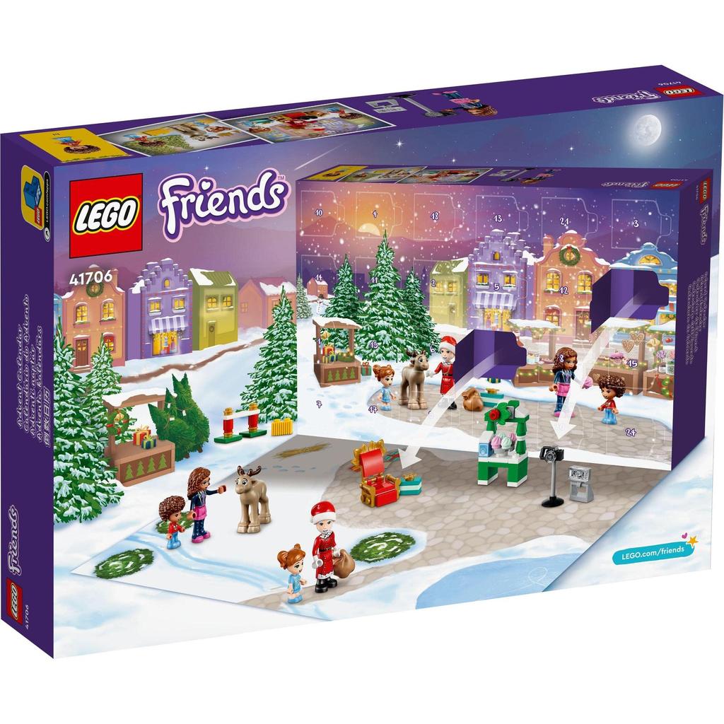 LEGO Друзья LEGO Friends Адвент-календарь 41706 Игрушечный блок Подарок на праздничную годовщину для девочек от 6 лет