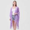 Breathable Sunshade Thin Large Scarf Sunscreen Seaside Vacation Cloak  Women