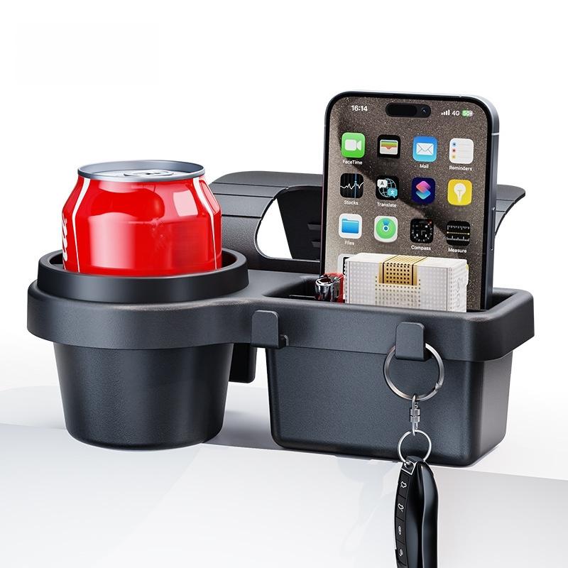 Автомобильный многофункциональный ящик для хранения мобильного телефона, Хранение ключей от машины, Разные предметы со стороны окна, Подстаканник, Полка для хранения на окне