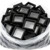 1-20pcs Floating Display Box with Base, Transparent Film Display Box Challenge Coins Specimens Jewelry Display Storage Wholesale