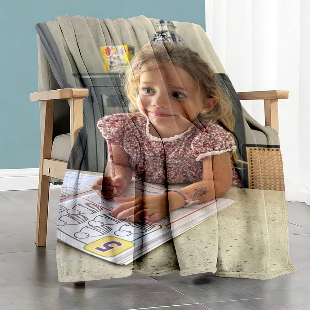 Customize Picture Customize Your photo Blanket Gift Customizable Blanket Comfortable for Bed Living Room Office Chair Home Decor for All Occasions