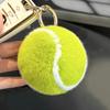 Tennis to'pi peluş osma yumshoq to'ldirilgan to'p peluş o'yinchoq mayin tennis to'pi