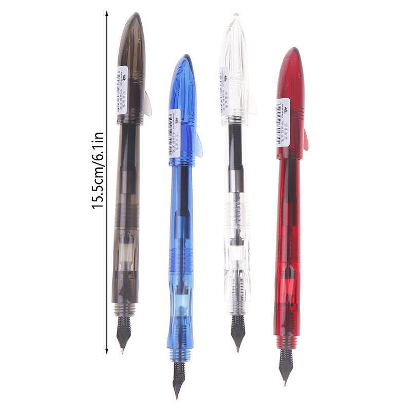 Пластиковые перьевые ручки 0,5 мм F-образный наконечник, симпатичные ручки в форме акулы, каллиграфические чернила, школьные канцелярские принадлежности, канцелярские принадлежности для студентов, подарки