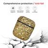 Bling Bling Гарнитура ПК Защитный чехол для Airpods 1 2 Bluetooth Наушники Защитный чехол для ПК Airpods