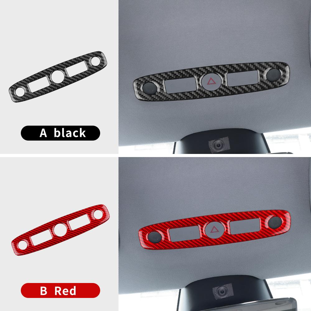 Real Soft Carbon Fiber Interior Trim Sticker For Tesla Model 3 Highland 2025 Car Steering Wheel Reading Audio Panel Accessories