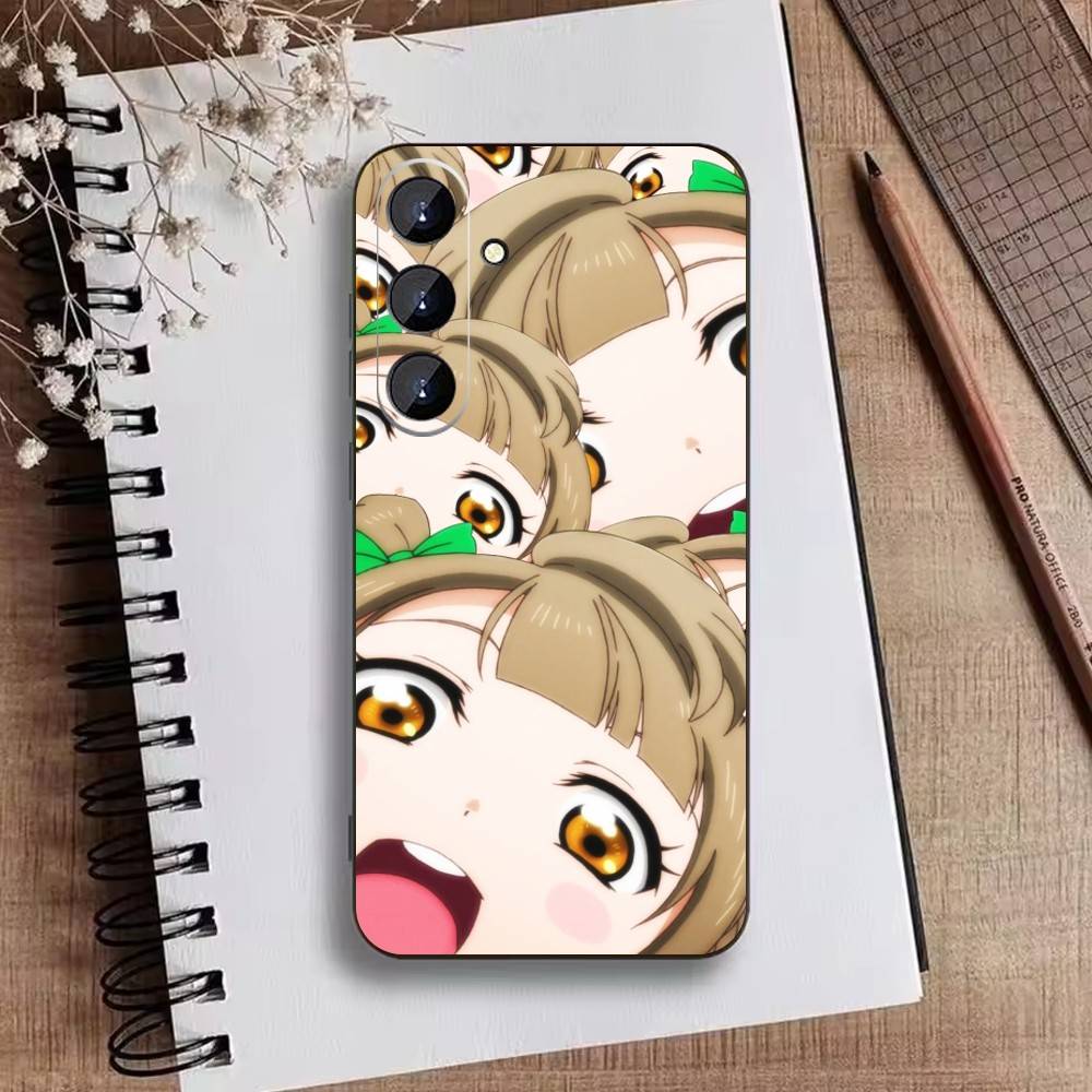 Love Live-Минами Котори Чехол для телефона Samsung Galaxy A73,21,22,32,71,53,52,51,80,5G Мягкий черный чехол