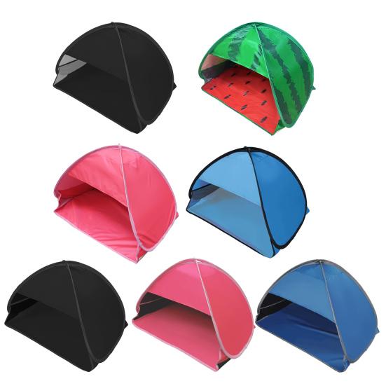 Пляжная палатка-навес от солнца, портативная, с автоматическим складыванием, для защиты от солнца, кемпинга, рыбалки, походов, пикника, складная мини-палатка.