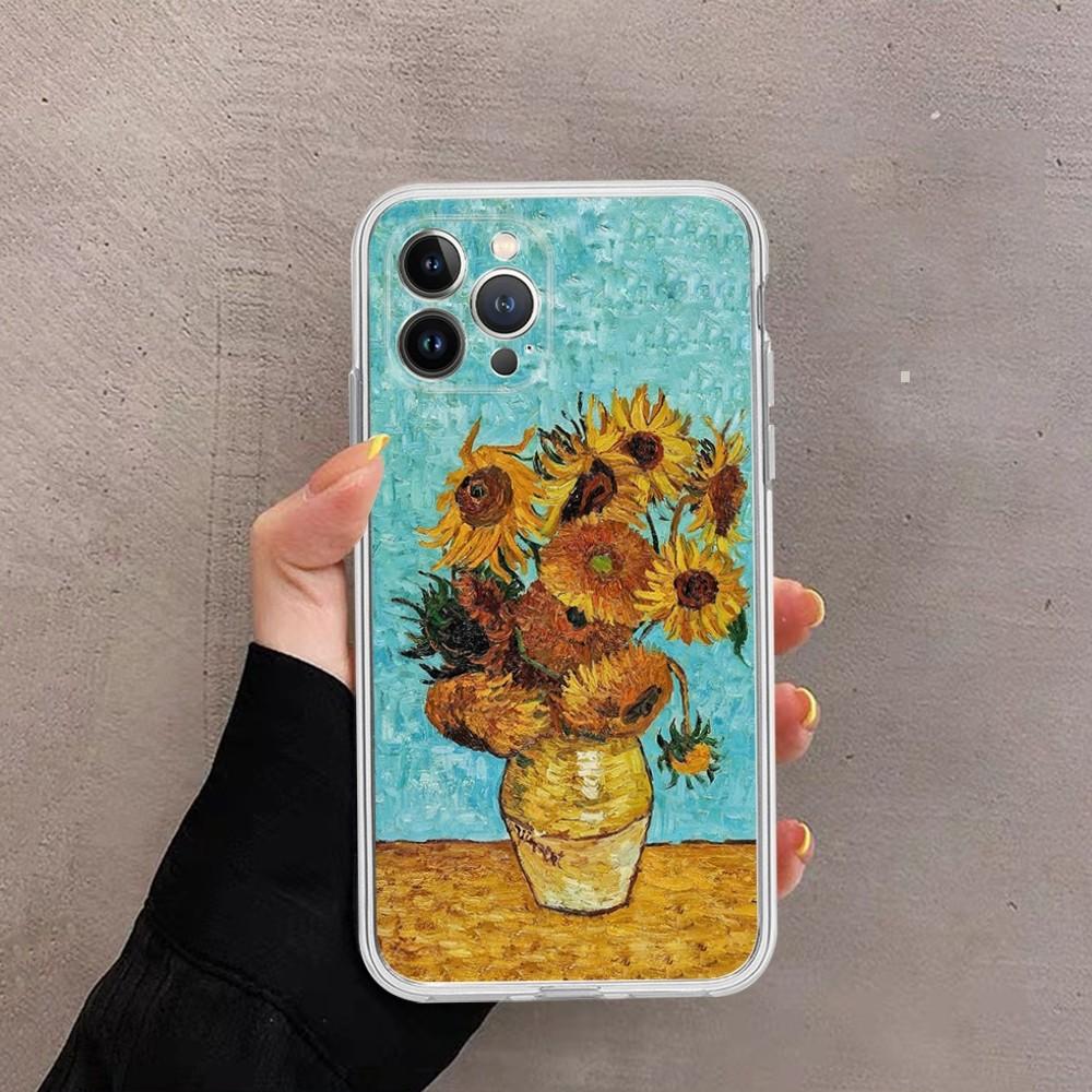 Чехол для телефона 'Звездная ночь' Ван Гога для iPhone 14 11 12 13 Mini Pro XS Max Чехол 6 7 8 Plus X XR SE 2020 Funda Shell