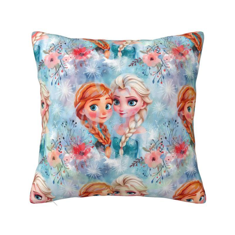 Custom Frozen Olaf Elsa Manga Pillow Case 45x45cm Nordic Cushion Cover Soft Pillowcase