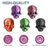 3D Printed Twisty Skull Fidget Toy, 3D Printed Skeleton, Rotating Clicker Fidget, Skull Sensory Toy for Stress Relief,, Halloween Gothic Novelty Gift