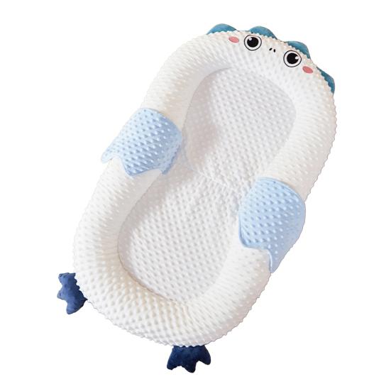 Портативный детский шезлонг Регулируемая подушка поддержки Складное основание Детская кроватка Легкий Удобный Кроватка для кормления из бутылочки для новорожденных