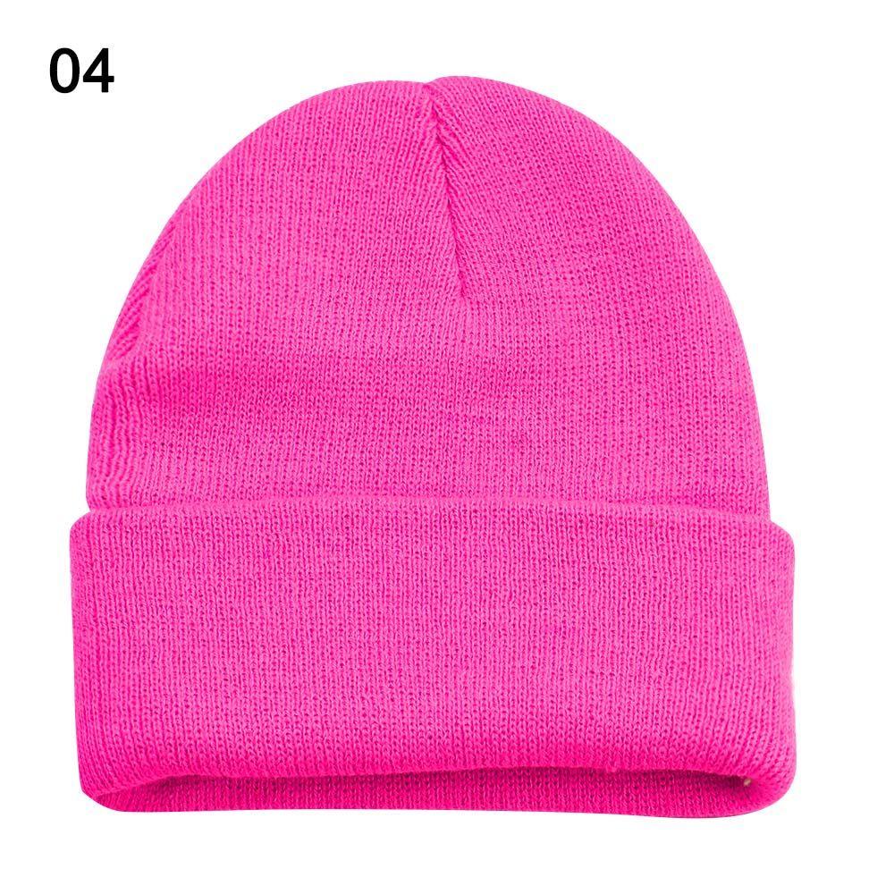 New Solid Cute Woman/Men Knitted Beanies Female Beanie Caps Winter Autumn Hats Warmer Bonnet