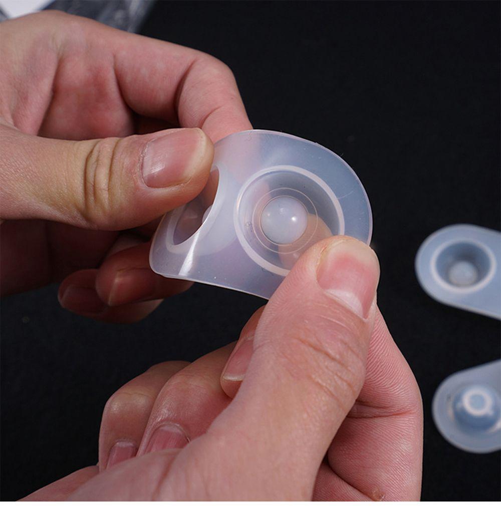 Инструменты Смола Кристалл Аксессуары для кукол Полукруглые глазные яблоки Глаза куклы Форма Силиконовая форма для литья