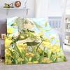 Genshin Impact Nahida Throw Blanket Flannel Soft Kawaii Cute Cartoon Nahida Genshin Autumn Anime Breathable Bedding Travel Throw
