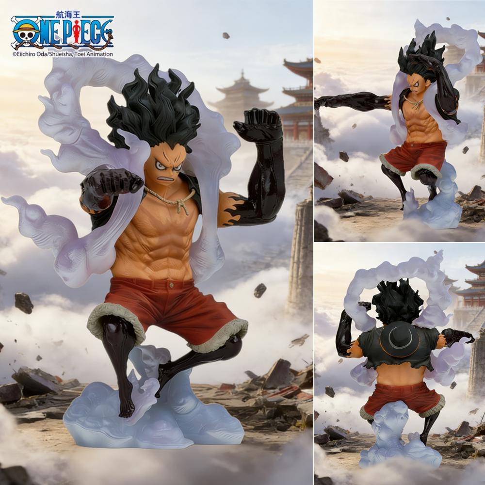 1 шт. Официально лицензированный One Piece Monkey D. Луффи Гир Четвертый: Фигурка Человека-змеи, идеально подходит для украшения и в качестве подарка.