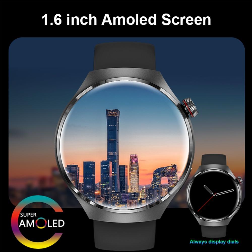 2025 New GPS Smart Watch Men GT4 Pro 360*360 HD Screen Heart Rate IP68 Waterproof Blood Pressure Smartwatch BT Call NFC Watch 4 Pro