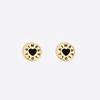 BIMBA Y LOLA [25SS] BIMBA Y LOLA Black Heart Logo Earrings B255AIW010BKF