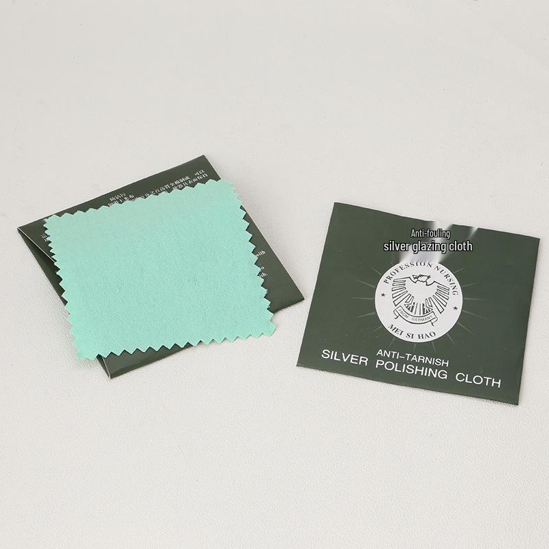 Салфетка для полировки из стерлингового серебра с защитой от потускнения для ухода